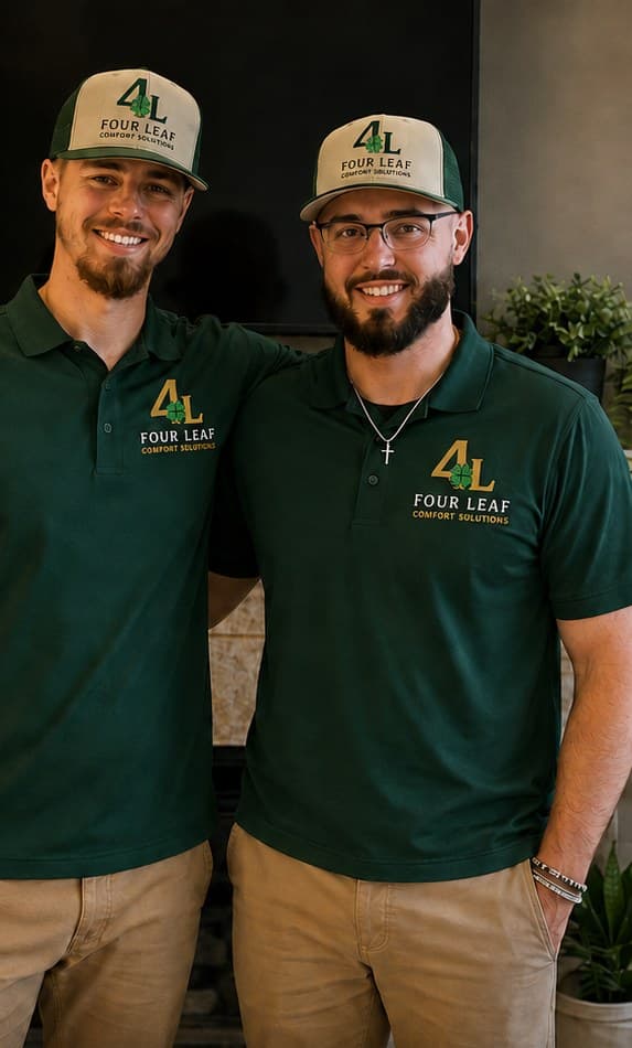 Aidan and Liam of Four Leaf Comfort Solutions